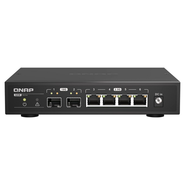 QNAP 6-Port 10GbE/2.5GbE Unmanaged Ethernet / SPF+ Switch