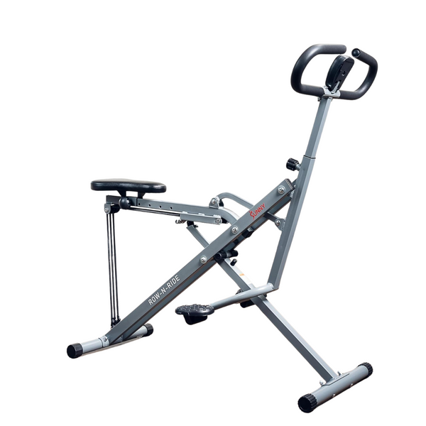 Sunny Health & Fitness Squat Assist Row-N-Ride Trainer