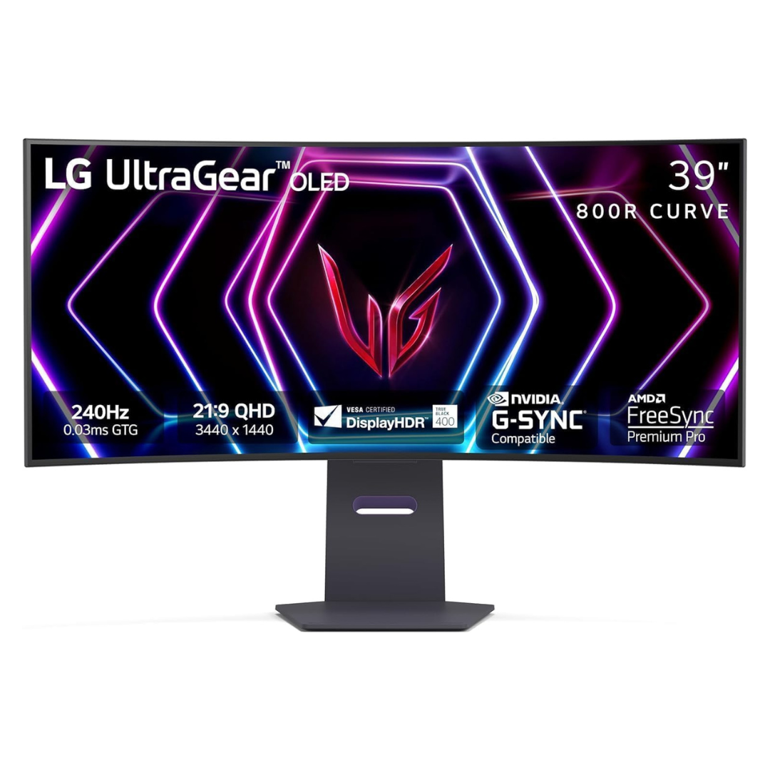 LG UltraGear 39" Curved WQHD 240Hz 0.03ms G-Sync Compatible OLED Gaming Monitor