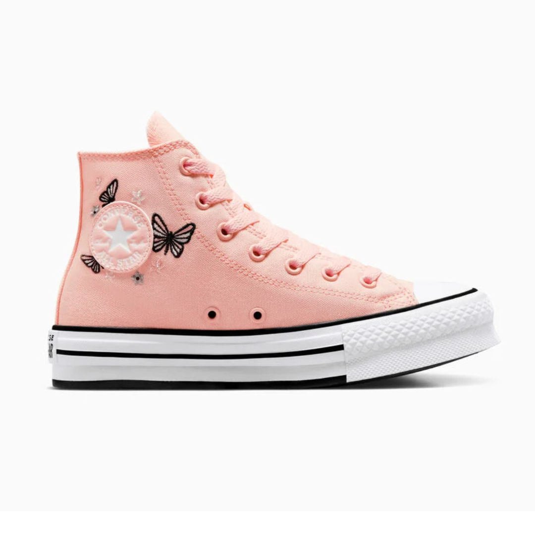 Converse Big Kids Chuck Taylor All Star EVA Lift Butterflies High Top Shoes