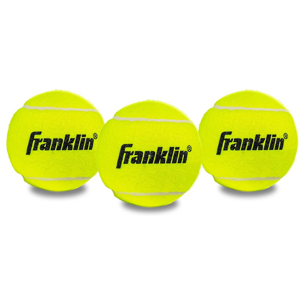 3-Pack Franklin Sports Official Size Low Pressure Tennis Balls