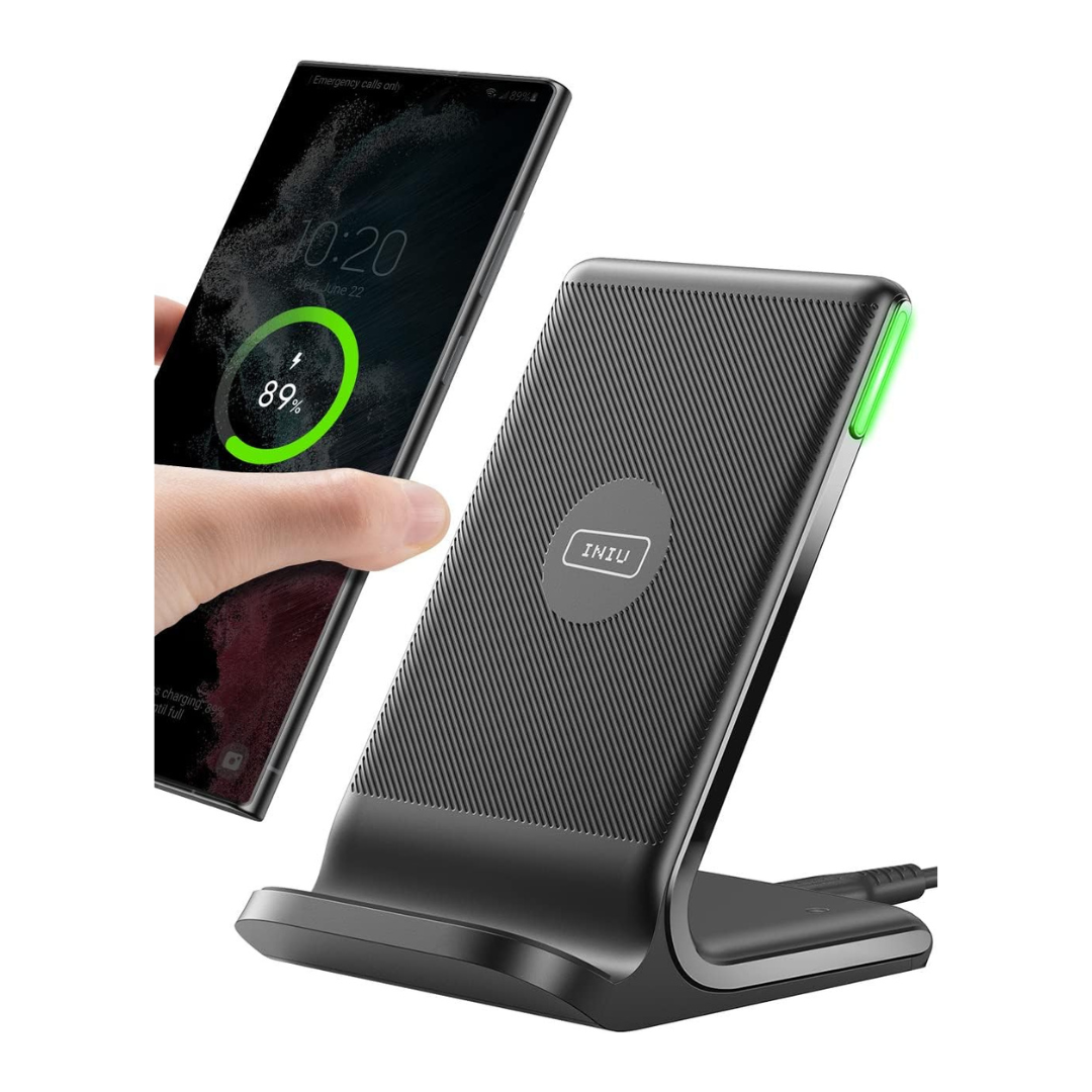 15W Qi-Certified Wireless Charger With Sleep-Friendly Adaptive Light