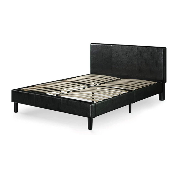 ZINUS Jade Faux Leather Upholstered Platform Bed Frame (King)