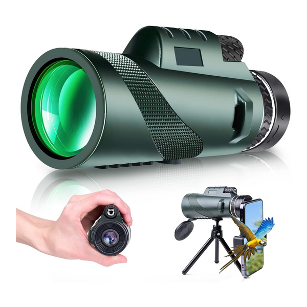 80x100 HD High Powered Low Night Vision Monocular Telescope