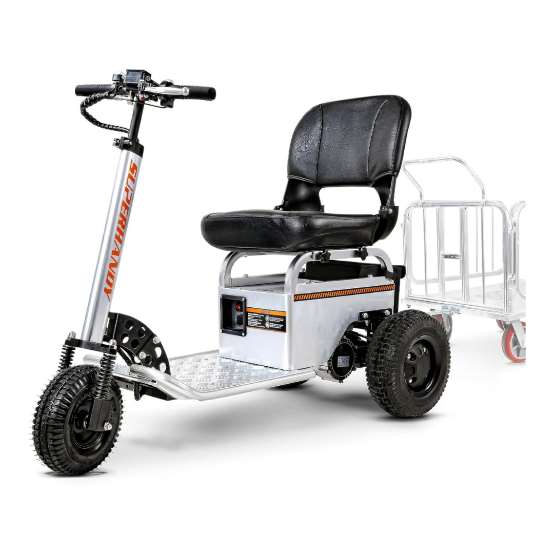 SuperHandy Electric Tugger Cart Tow Tractor (350lb Load Capacity)