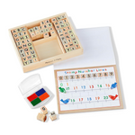 Melissa & Doug Deluxe Wooden Stamp Set W/ Activity Book