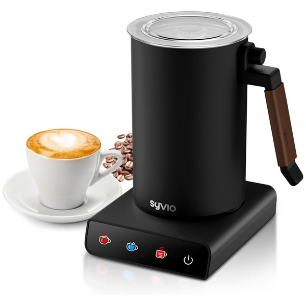 Syvio 4-In-1 Detachable Milk Frother And Steamer With Touch Screen