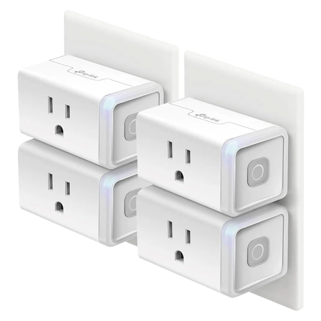 4-Pack TP-Link Kasa Smart WiFi Outlet Plugs (HS103P4)