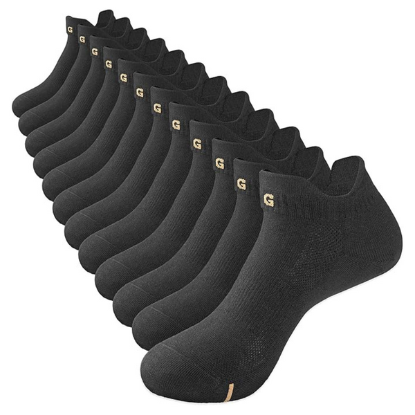 6-Pairs Deodorant Breathable Cotton Low Cut Ankle Running Socks