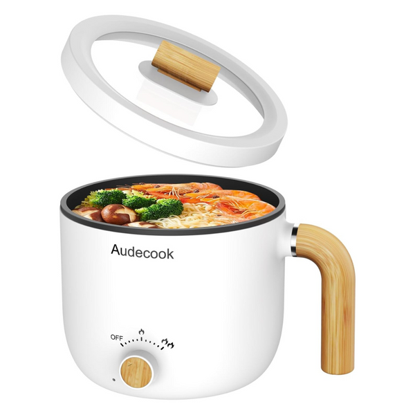 1.5L Audecook Portable Nonstick Hot Pot Electric