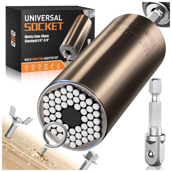 BIIB Stocking Stuffers Universal Super Socket Set