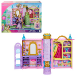 Mattel Disney Princess Doll Closet Playset With 2 Fashions, 25 Accessories, Vanity, Dressing Room, Runway & Storage, Opens To 2 Fee