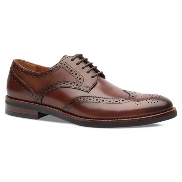 Gordon Rush Men's Concord Lace Up Wingtip Dress Shoes (Whiskey)