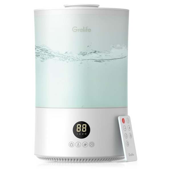 Grelife 4L Top Fill Cool Mist Quiet Ultrasonic Humidifier