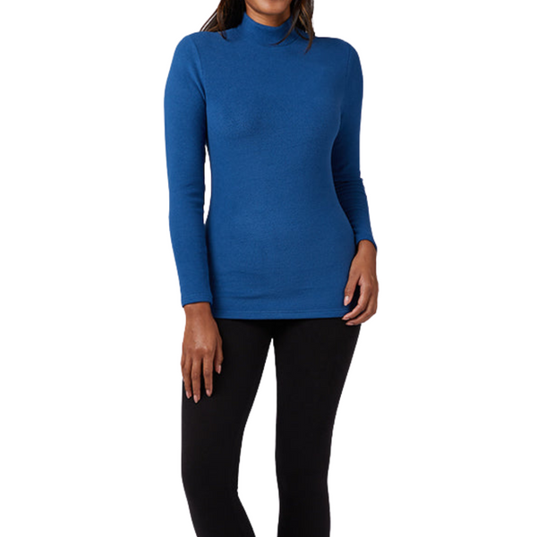 32 Degrees Women's Heavyweight Fleece Baselayer Mock Top