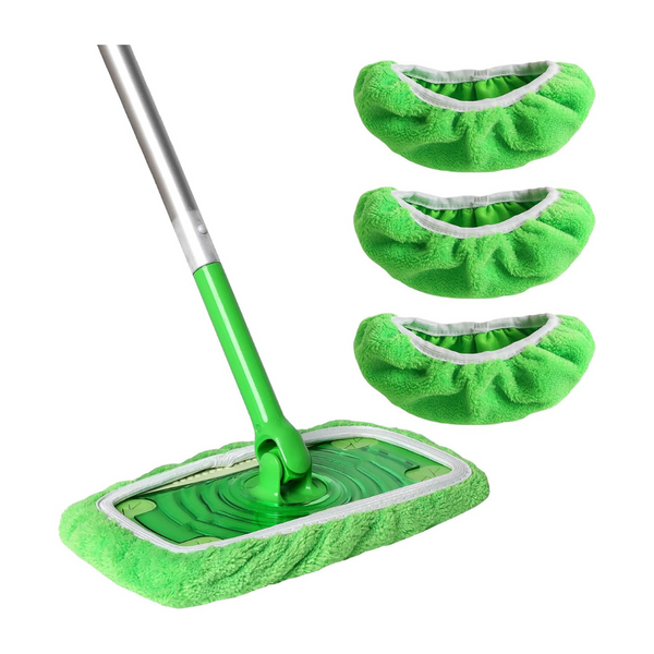 3-Pack AmaVins Reusable Mop Pads Compatible With Swiffer Sweeper