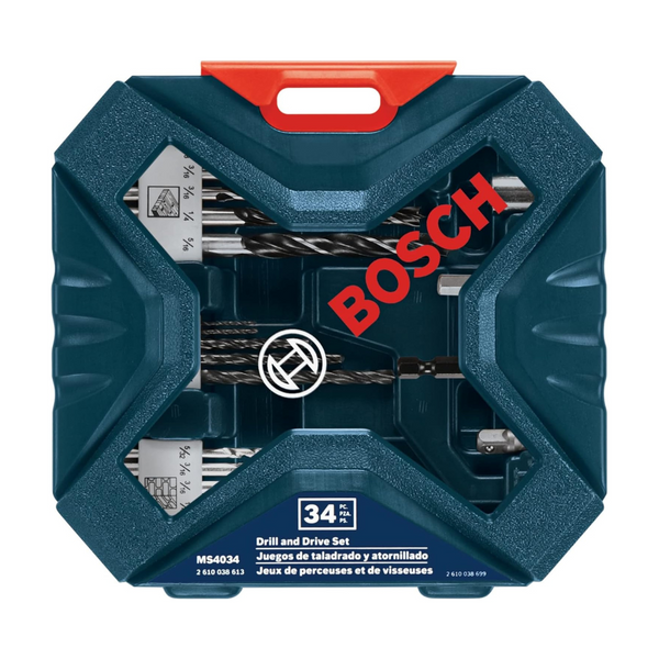 34-Piece Bosch MS4034 Drilling And Driving Bit Set