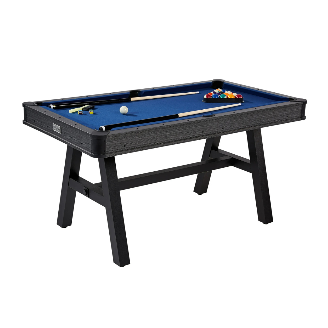 5-Feet Barrington Harrison Pool & Billiard Table (Black/Blue)