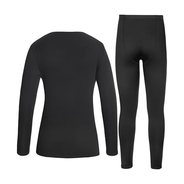 Roadbox Women's Long Johns Fleece Lined Top & Bottom Sets