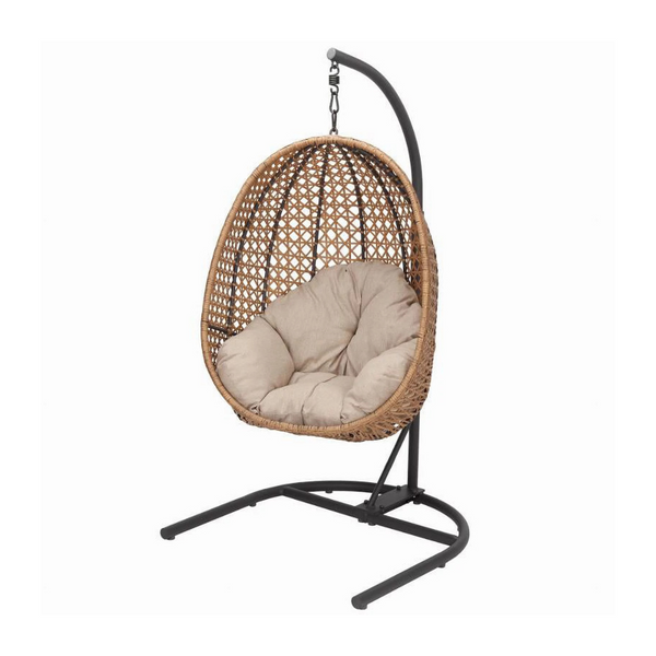 Better Homes & Gardens Lantis Patio Wicker Hanging Chair With Stand