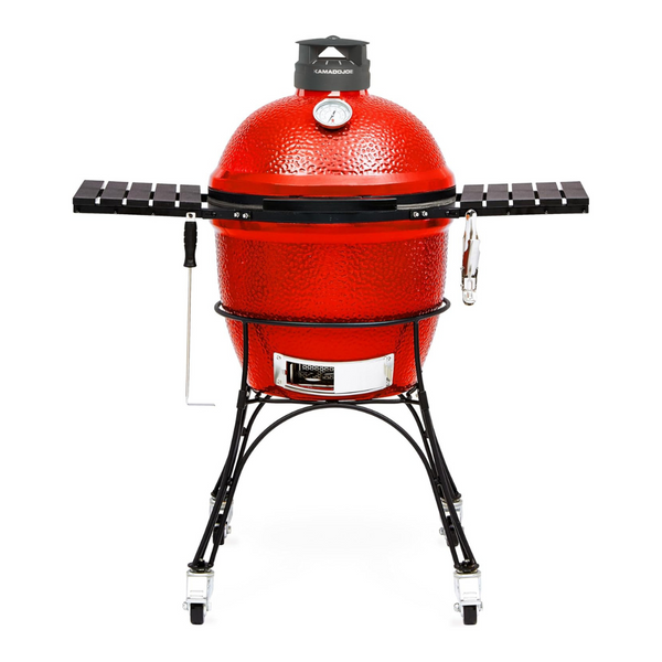 Kamado Joe Classic Joe II 18" Charcoal Grill With Cart And Side Shelves