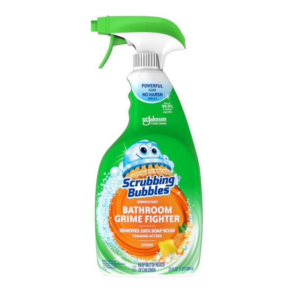 32oz Scrubbing Bubbles Disinfectant Bathroom Grime Fighter Spray