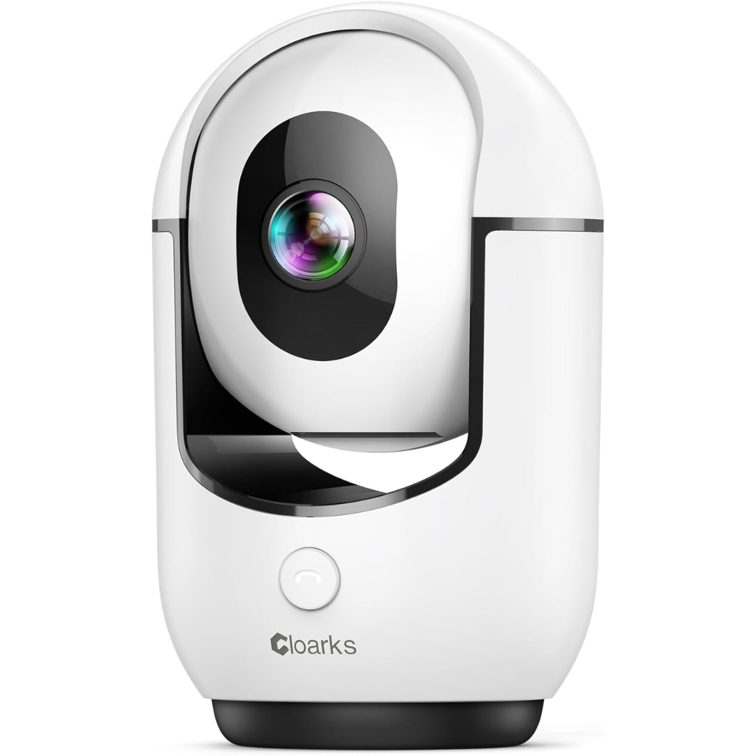 Cloarks 2K Pan/Tilt Security Camera with AI Motion Detection