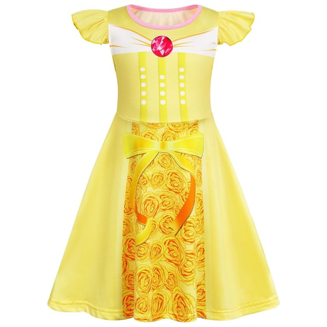 Princess Belle Dress for Toddler Girls (various sizes up to 10-Years)