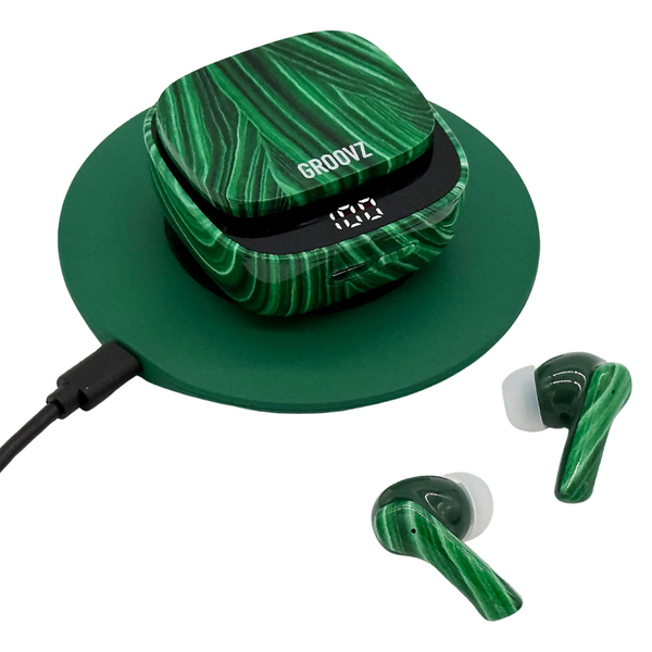 Groovz True Wireless In-Ear Earbduds w/Wireless Charging Pad (Various Colors)