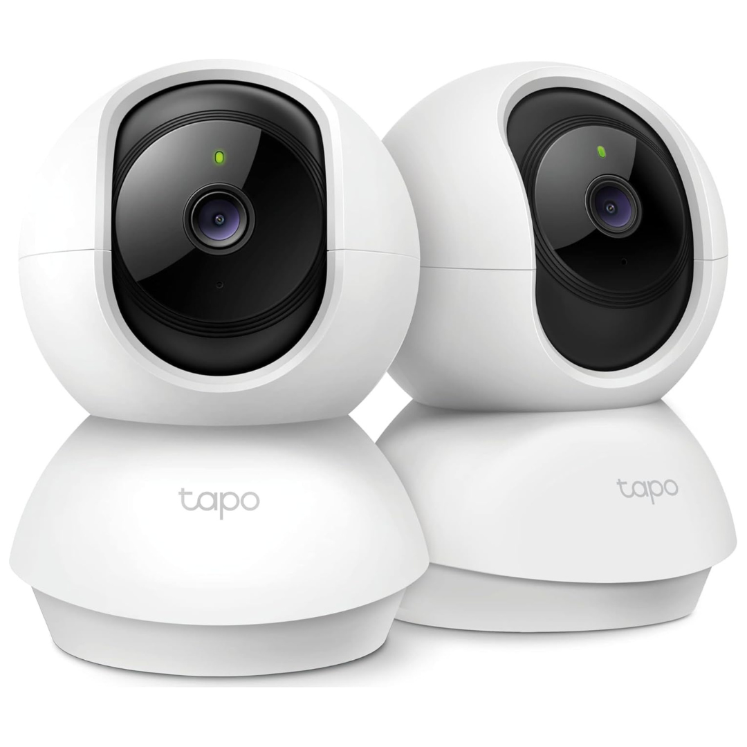 2-Pack TP-Link Tapo C210 3MP Pan & Tilt Wi-Fi Security Camera