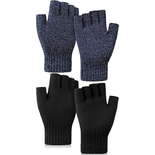 2 Pairs Fingerless Gloves (Various)