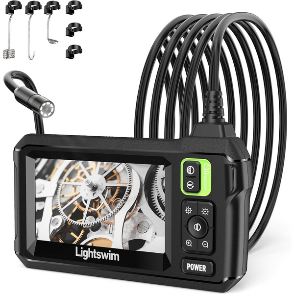 Lightswim 4.3" Waterproof Industrial Endoscope Inspection Camera