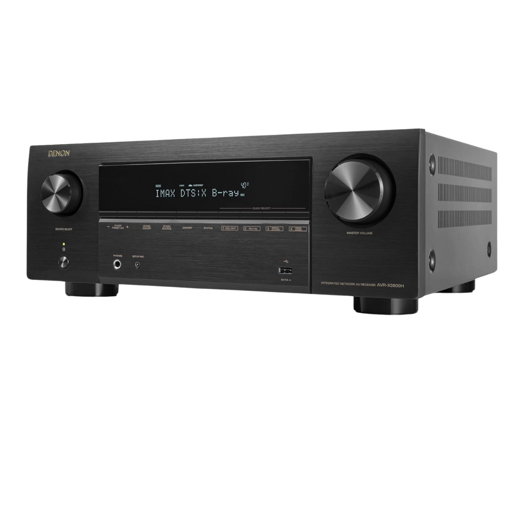 Denon AVR-X3800H 105W 9.4-Channel 8K Network AV Receiver