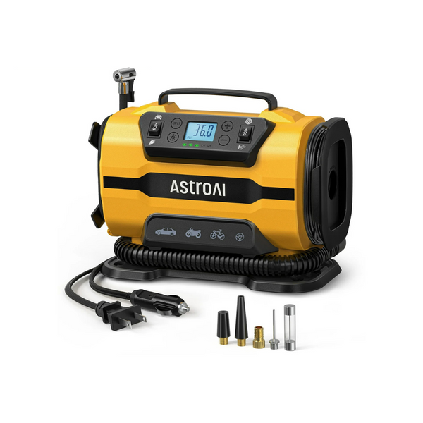 Airun 150PSI Portable Tire Inflator Air Compressor