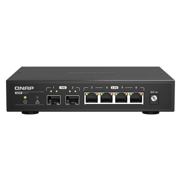 QNAP 6-Port 10GbE/2.5GbE Unmanaged Ethernet / SPF+ Switch