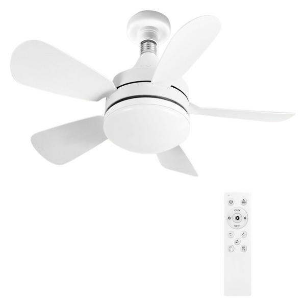 Dimmable Socket Ceiling Fans With Lights And Remote