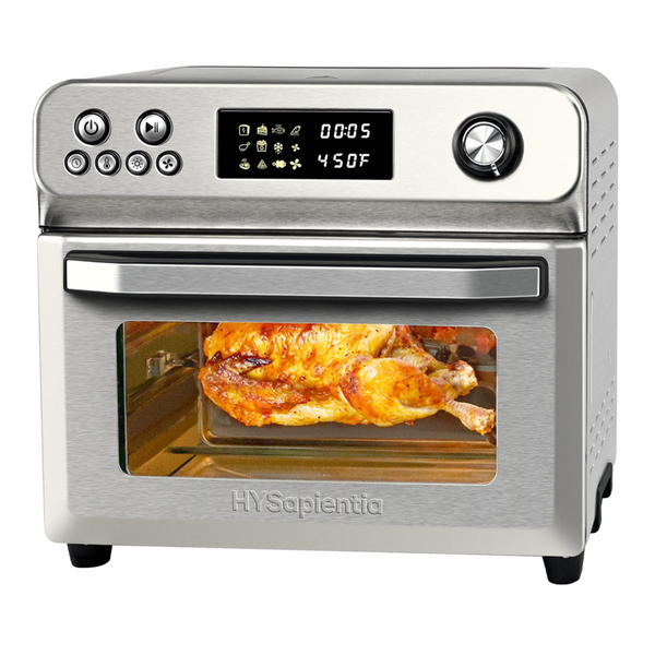 HYSapientia 25QT 10-In-1 Air Fryer Oven 1800W W/ Full Accessory Set