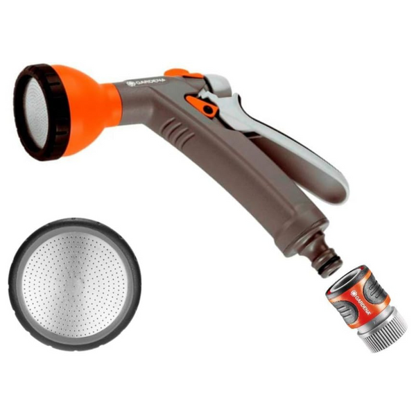 Gardena Rear-Trigger Stainless Steel Fine Soft Spray Gun