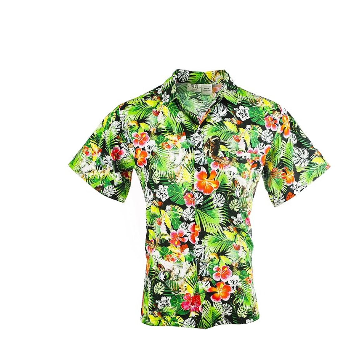 Men's Hawaiian Print Short Sleeve Shirts (Various)