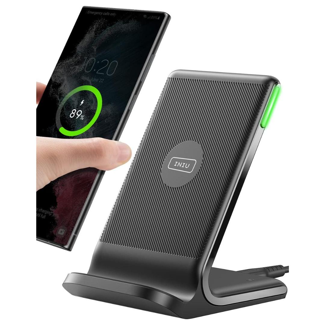 15W Qi-Certified Wireless Charger With Sleep-Friendly Adaptive Light