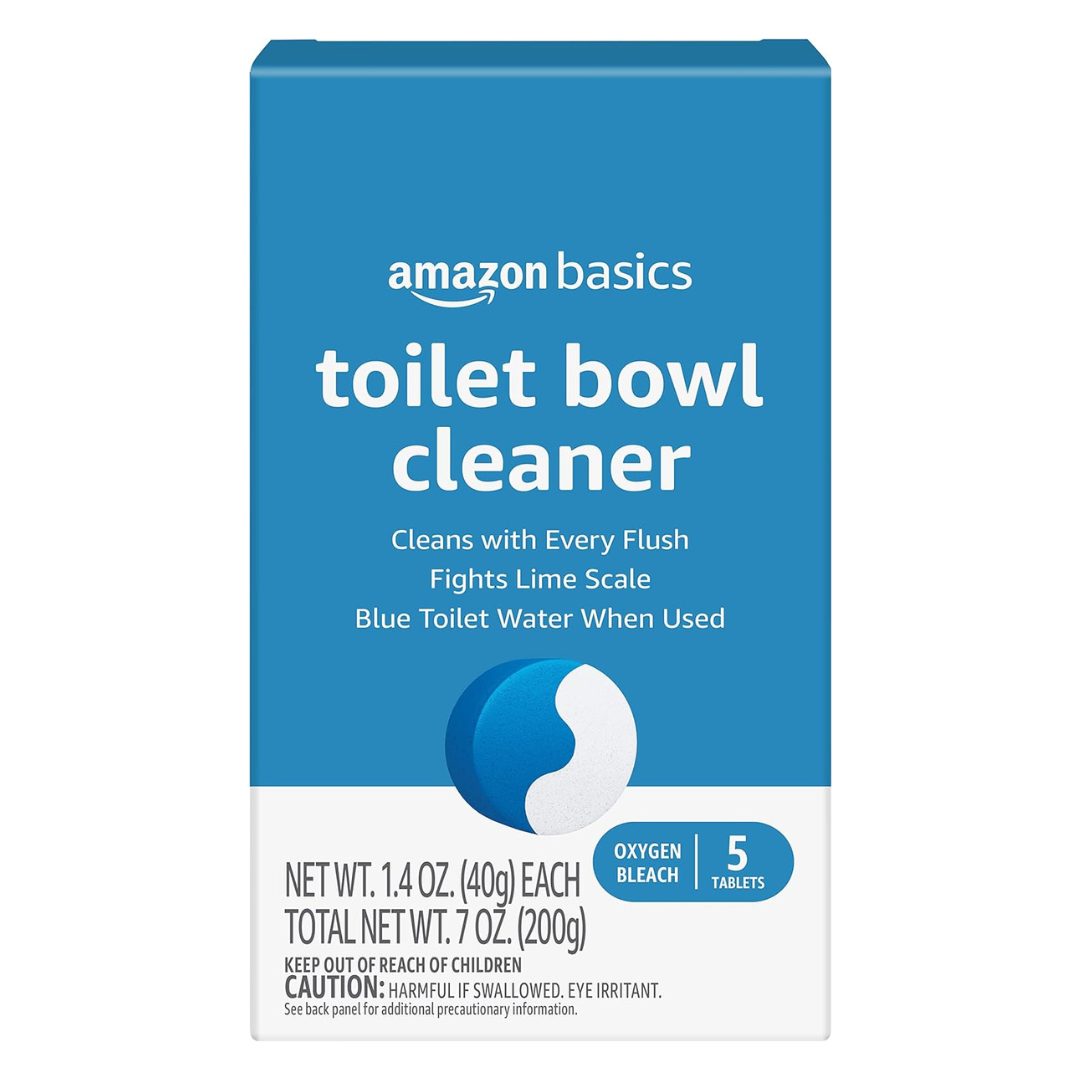 5-Count Toilet Bowl Cleaner Blue Tablets