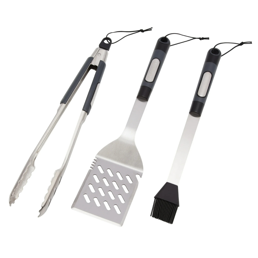 3-Piece Cuisinart Stainless Steel Barbecue Tool Set