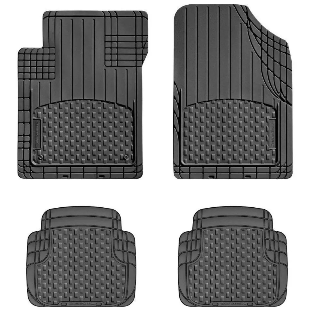 4-Pack WeatherTech Car Floor Mat (Black)