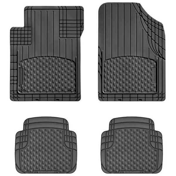 4-Pack WeatherTech Car Floor Mat (Black)