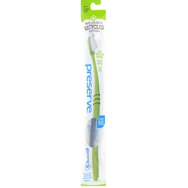 Preserve Adult Ultra Soft Toothbrush with Mailer (Assorted Colors)