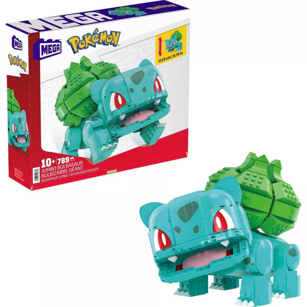 789-Piece MEGA Pokemon Jumbo Bulbasaur Building Toy Kit