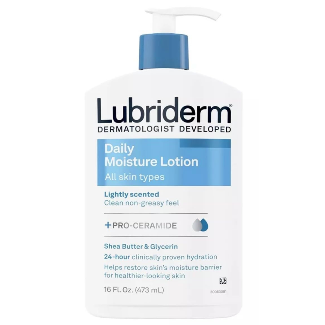 6-Pack Lubriderm Daily Moisture Hydrating Body And Hand Lotion, 16 Fl. Oz