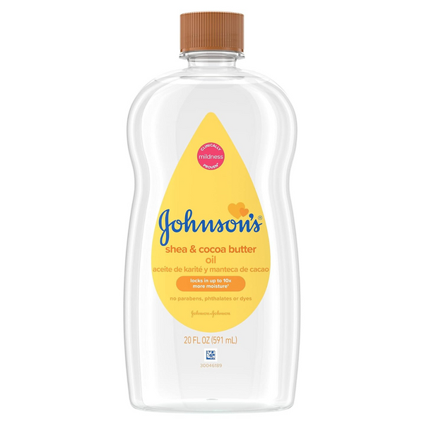 Johnson S Baby Body Moisturizing Oil With Shea & Cocoa Butter (20 Oz)