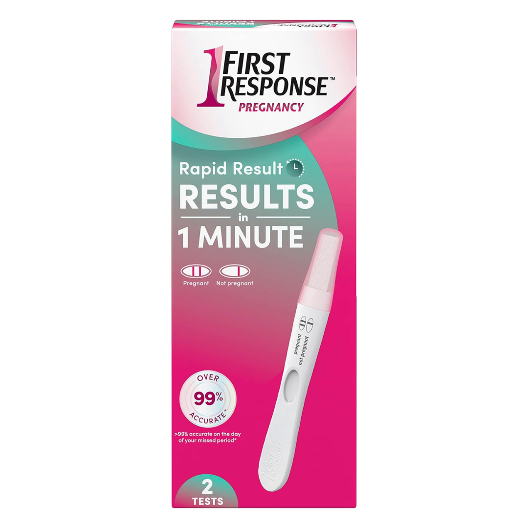 2-Pack First Response Rapid Result Pregnancy Test