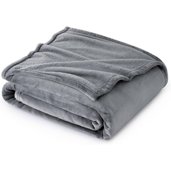 Bedsure Lightweight Plush Fuzzy Fleece Throw Blanket (50×60 Inches)